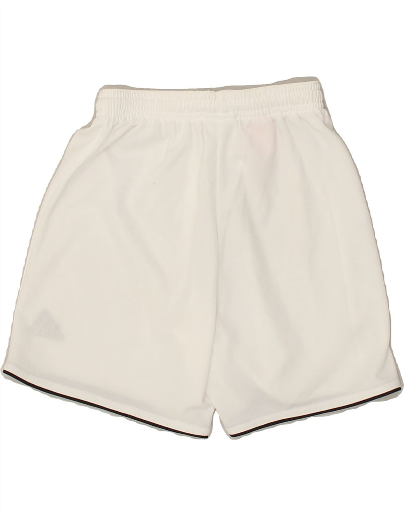 ADIDAS Boys Climalite Sport Shorts 5-6 Years 2XS  White Polyester | Vintage Adidas | Thrift | Second-Hand Adidas | Used Clothing | Messina Hembry 