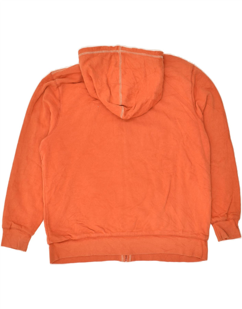L.L.BEAN Boys Zip Hoodie Sweater 15-16 Years XL Orange Cotton | Vintage L.L.Bean | Thrift | Second-Hand L.L.Bean | Used Clothing | Messina Hembry 