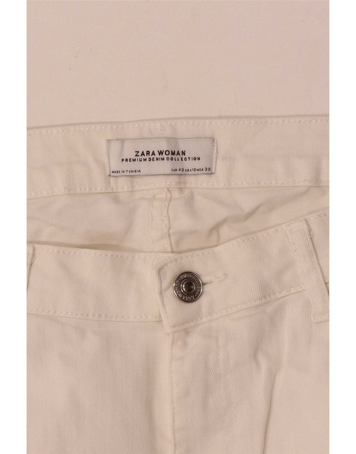 Zara Womens Straight Jeans EU 42 Large W32 L28 White