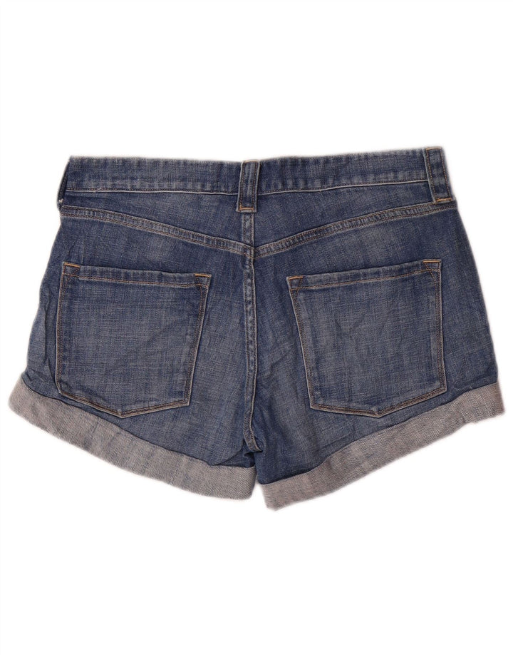 J. CREW Womens Denim Shorts US 4 Small W32 Blue Cotton