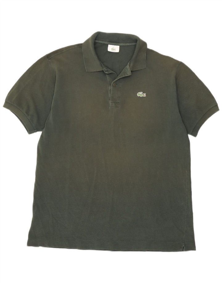 Lacoste Mens Polo Shirt US 5 Large Green Cotton