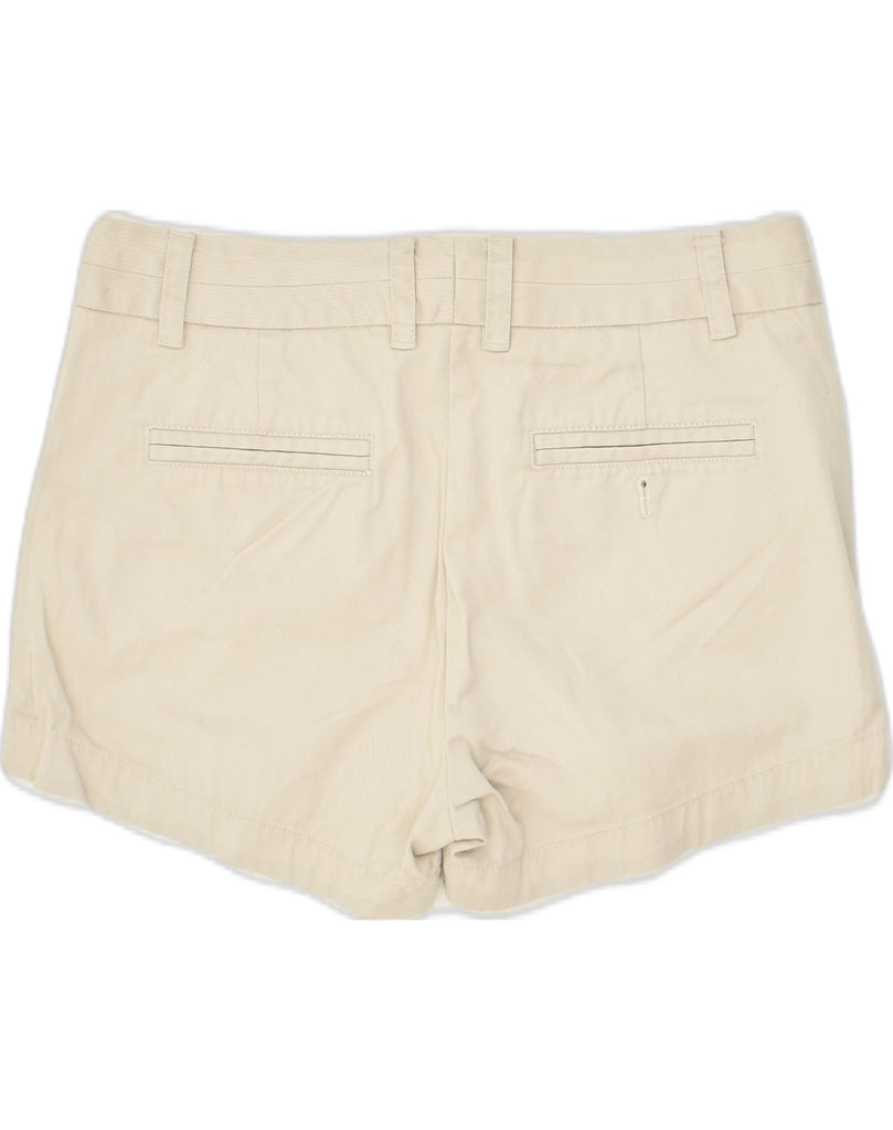 J. CREW Womens Chino Shorts US 2 XS W31 Beige Cotton | Vintage J. Crew | Thrift | Second-Hand J. Crew | Used Clothing | Messina Hembry 