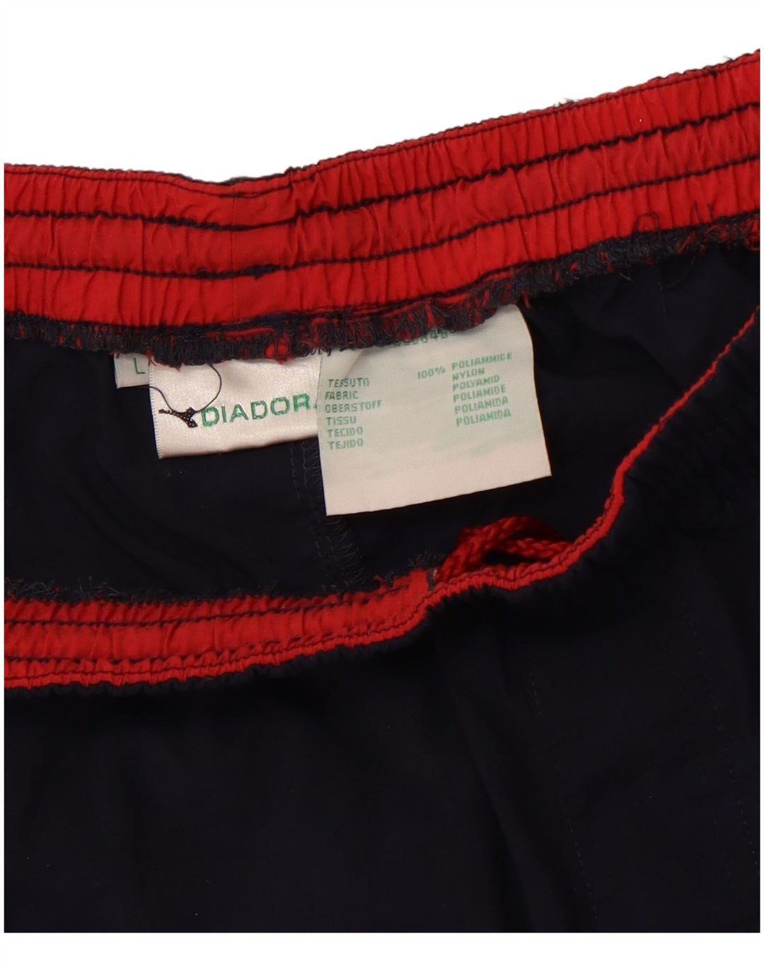 DIADORA Mens Sport Shorts Large Navy Blue Polyamide