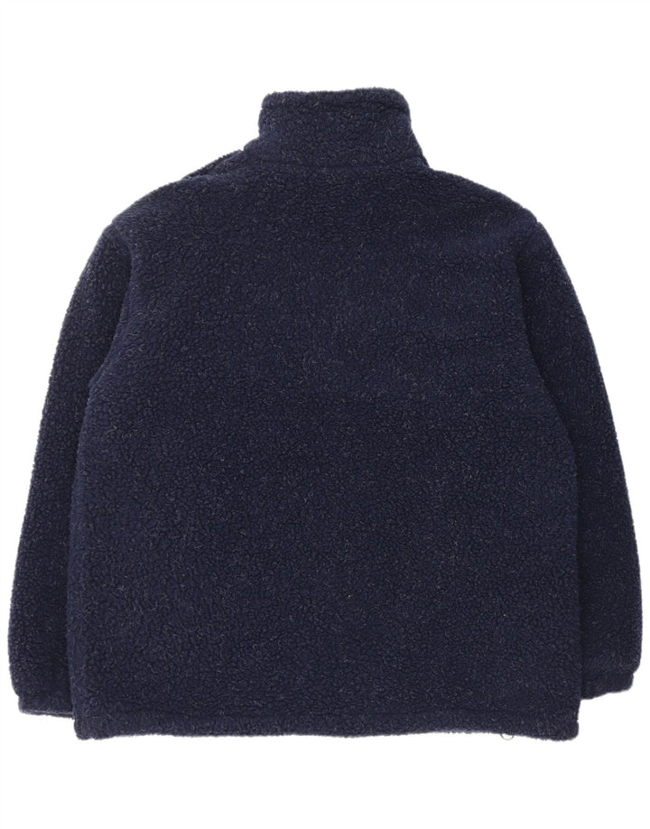 Bronte Mens Fleece Jacket UK 42 XL Navy Blue Polyester