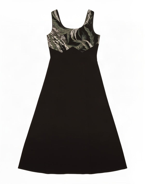 J.Ribkoff Womens Sleeveless Maxi Dress UK 16 Large Black Floral Polyester
