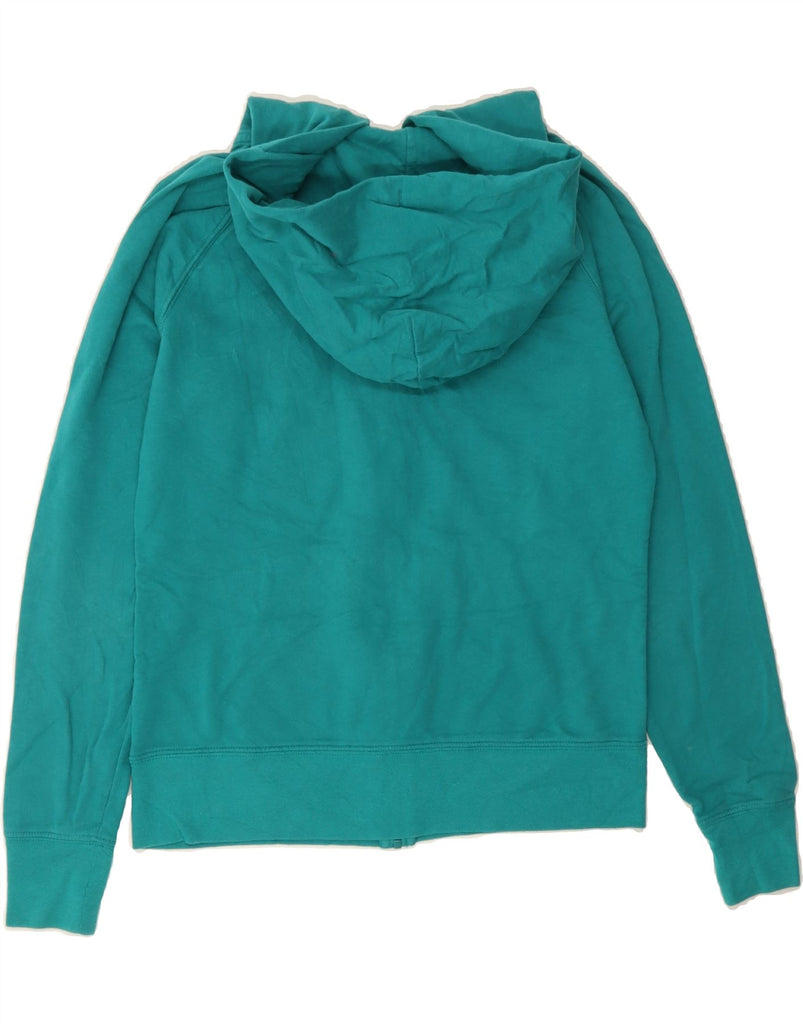 GAP Womens Graphic Zip Hoodie Sweater UK 14 Medium Turquoise Vintage Gap and Second-Hand Gap from Messina Hembry 