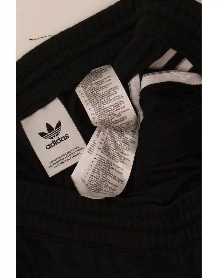 Adidas Mens Tracksuit Trousers Medium  Black Cotton