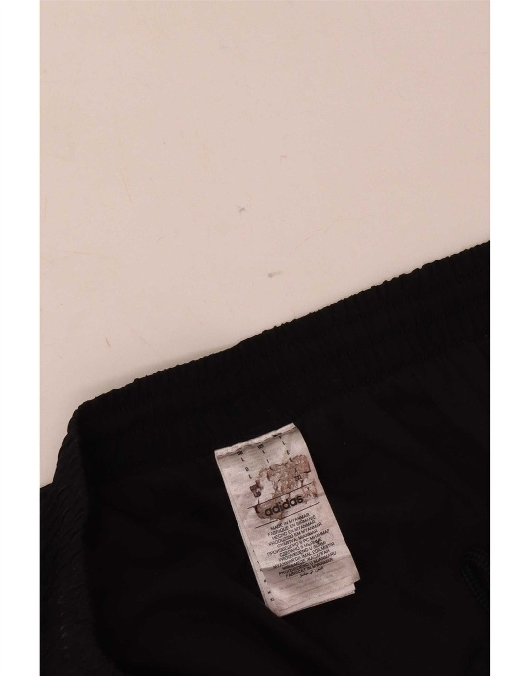 Adidas Mens Tracksuit Trousers Large Black Polyester Sports