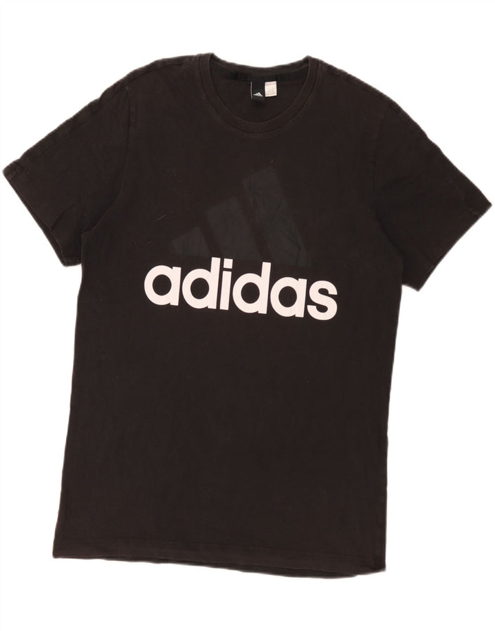 Adidas Mens Graphic T-Shirt Top Medium Black