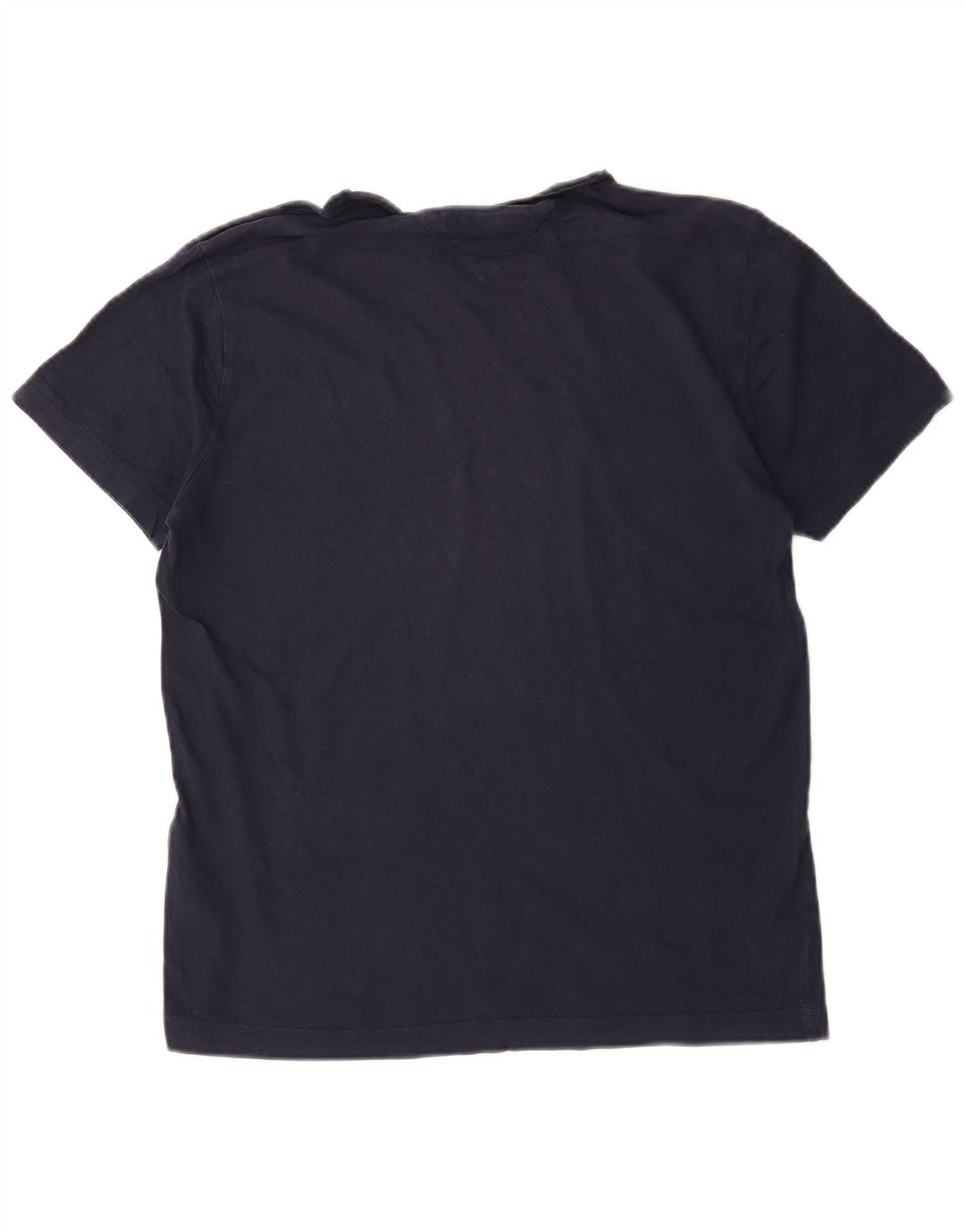 Tommy Hilfiger Mens Graphic T-Shirt Top Medium Navy Blue Cotton