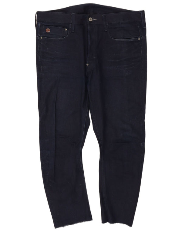 G-Star Mens Loose Fit Tapered Jeans W36 L26 Navy Blue Cotton