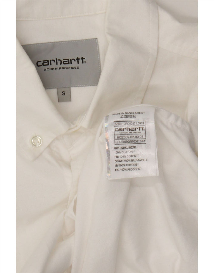 Carhartt Mens Shirt Small White Cotton