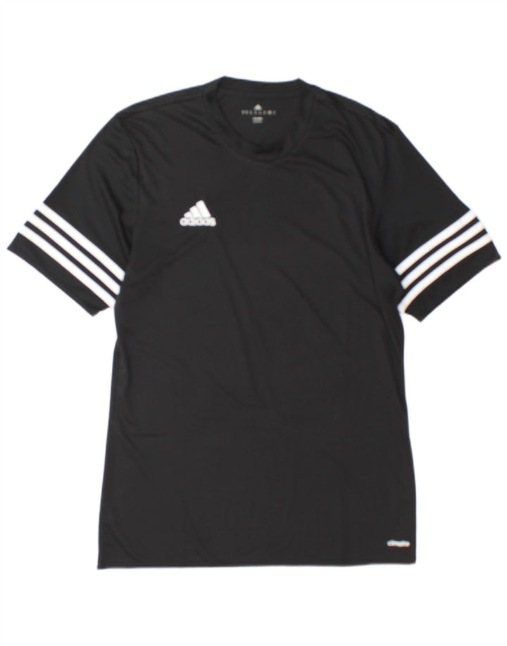 Adidas Mens Climalite T-Shirt Top Medium Black
