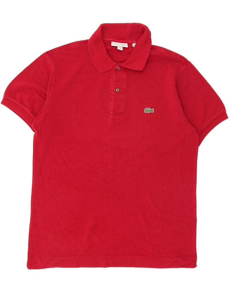 LACOSTE Mens Classic Fit Polo Shirt Size 4 Medium Red Cotton Vintage Lacoste and Second-Hand Lacoste from Messina Hembry 