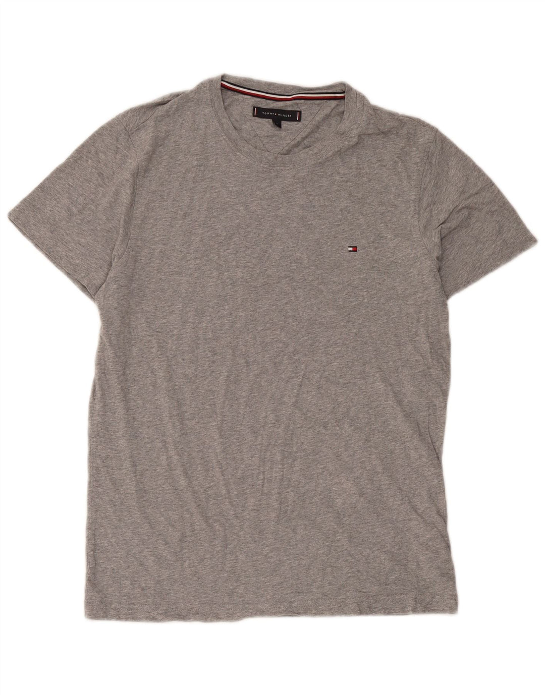 Tommy Hilfiger Mens T-Shirt Top Medium Grey Cotton