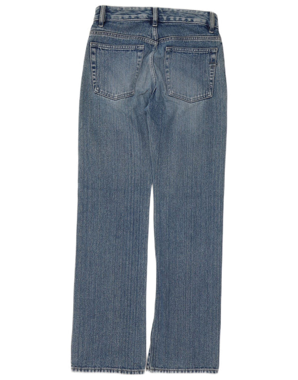 DIESEL Womens Straight Jeans W26 L30 Blue Cotton