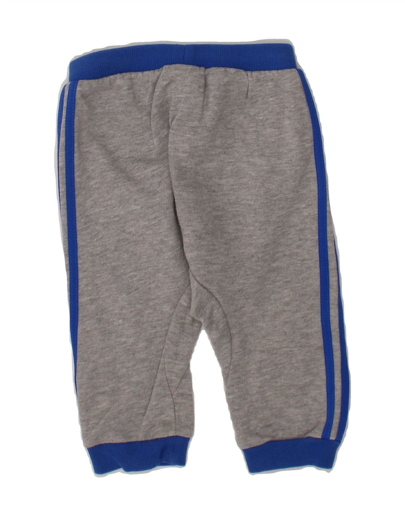 ADIDAS Baby Boys Joggers Tracksuit Trousers 6-9 Months Medium Grey Vintage Adidas and Second-Hand Adidas from Messina Hembry 