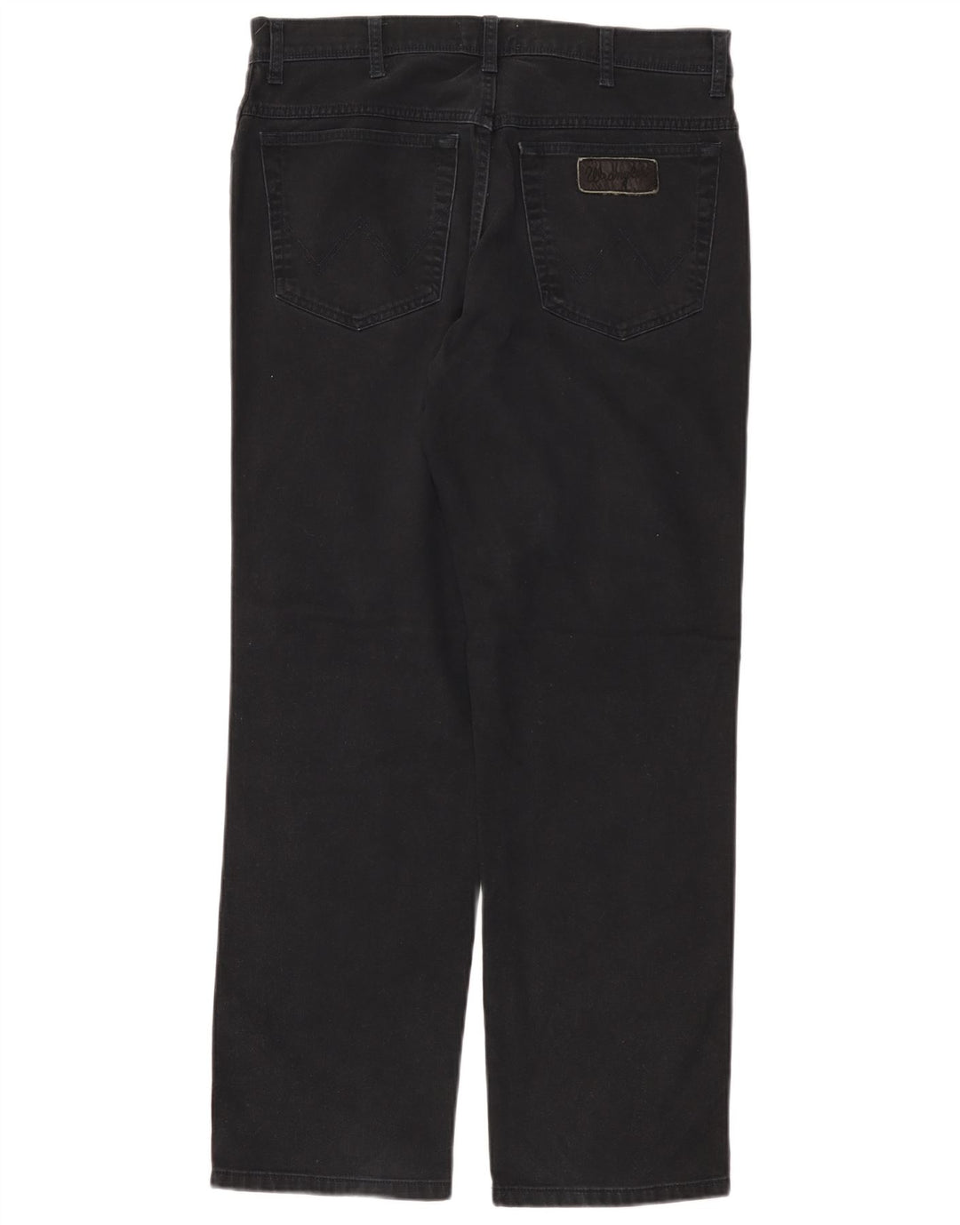 Wrangler Mens Straight Jeans W34 L30 Black