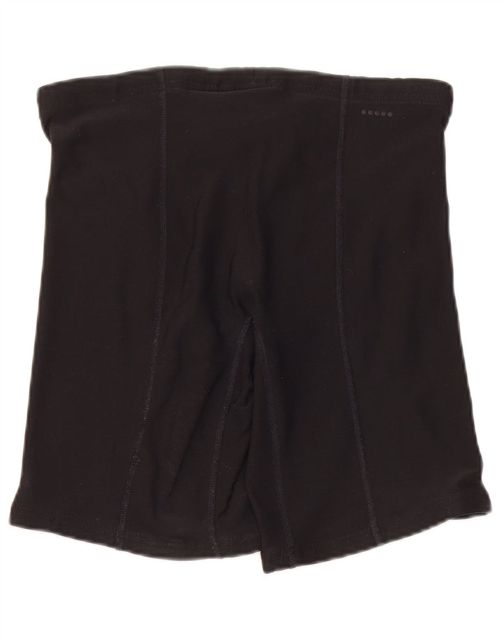 Nike Womens Sport Shorts UK 14 Medium Black Polyester