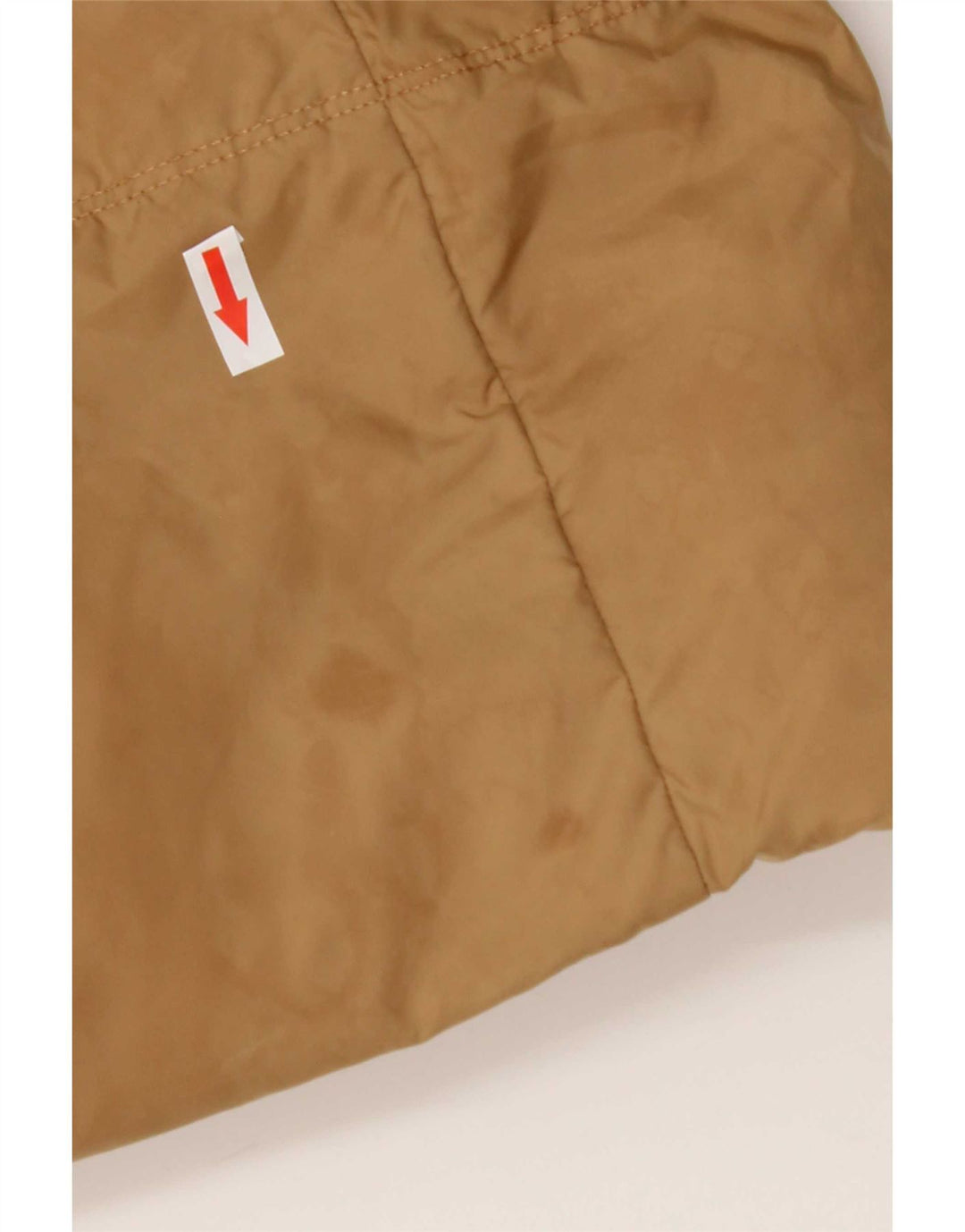 Tommy Hilfiger Womens Hooded Padded Coat UK 10 Small Brown Polyester