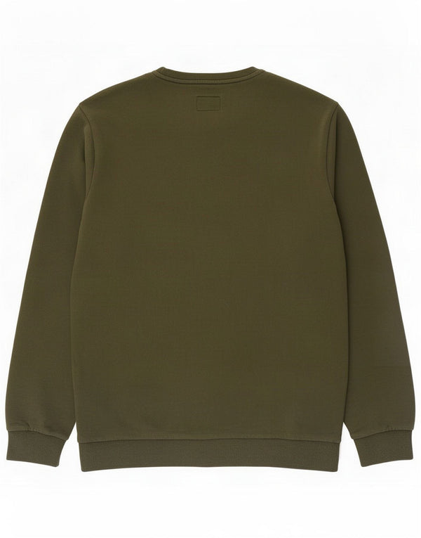 Refrigiwear Mens Graphic Sweatshirt Jumper 2XL Khaki Cotton