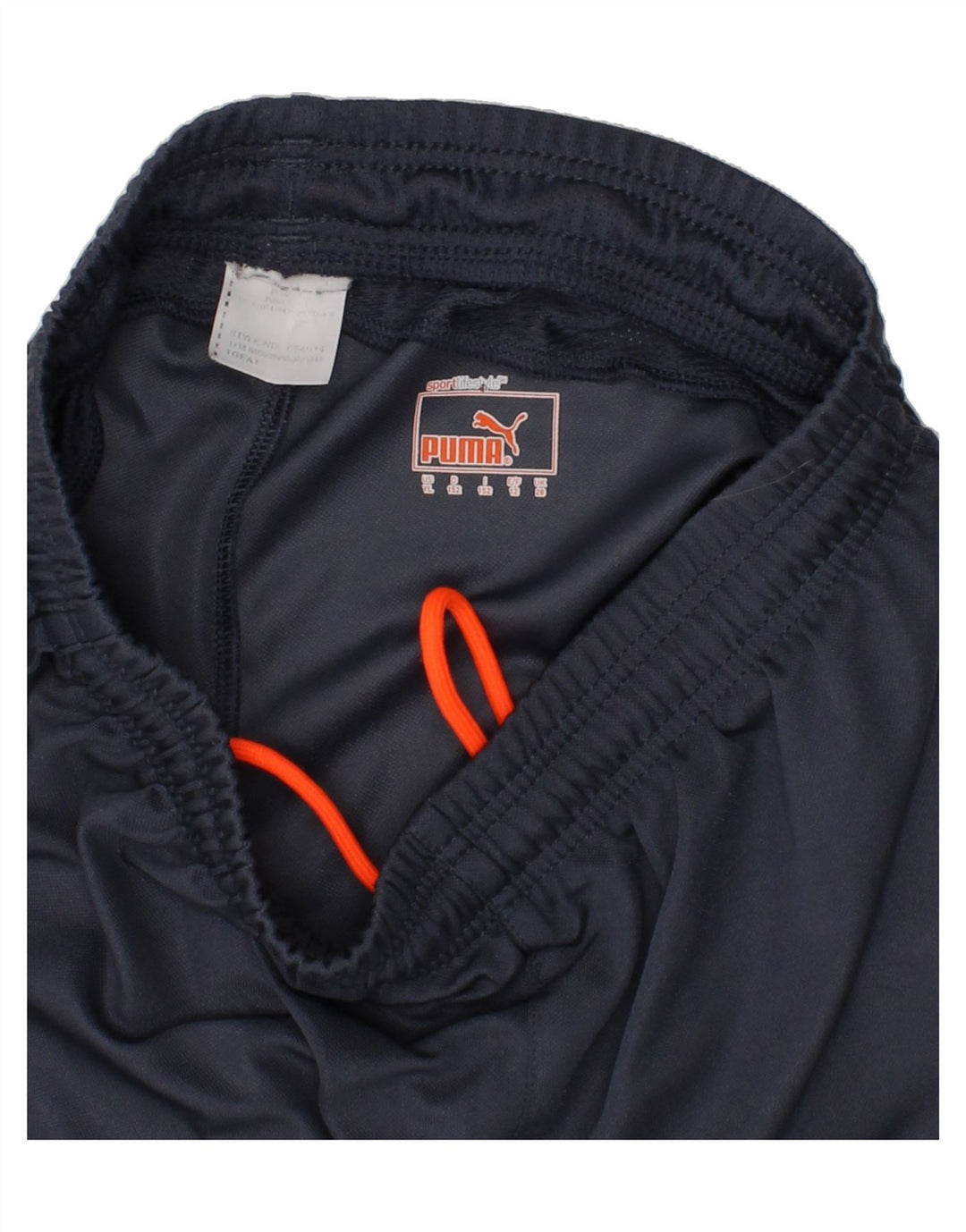 PUMA Boys Sport Shorts 11-12 Years Navy Blue Polyester Vintage Puma and Second-Hand Puma from Messina Hembry 