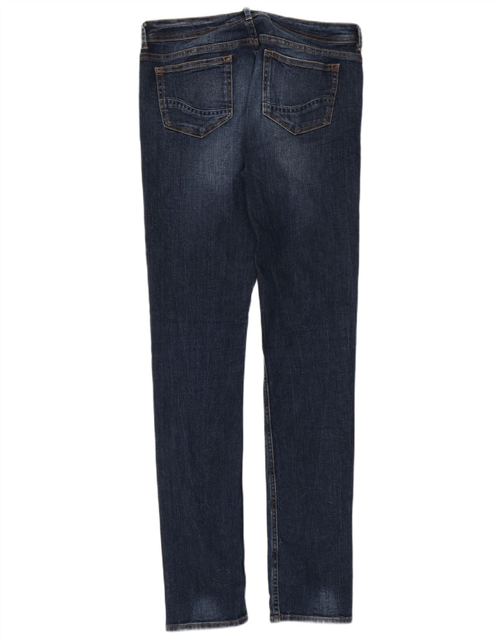 Fat Face Womens Slim Jeans UK 10 Small W30 L31 Blue Cotton