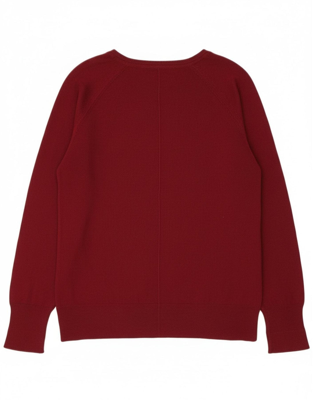 Zara Womens Boat Neck Jumper Sweater UK 14 Medium Maroon