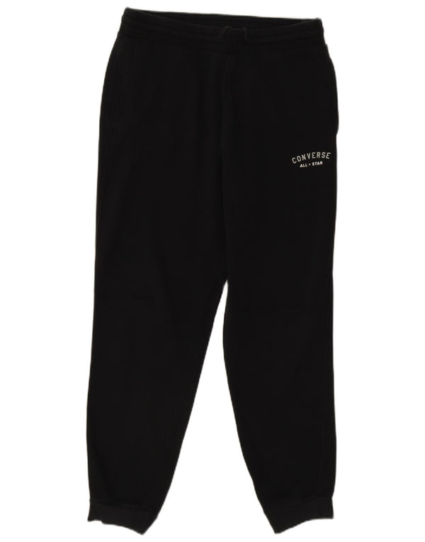 Converse Mens Graphic Tracksuit Trousers Joggers Medium  Black Cotton