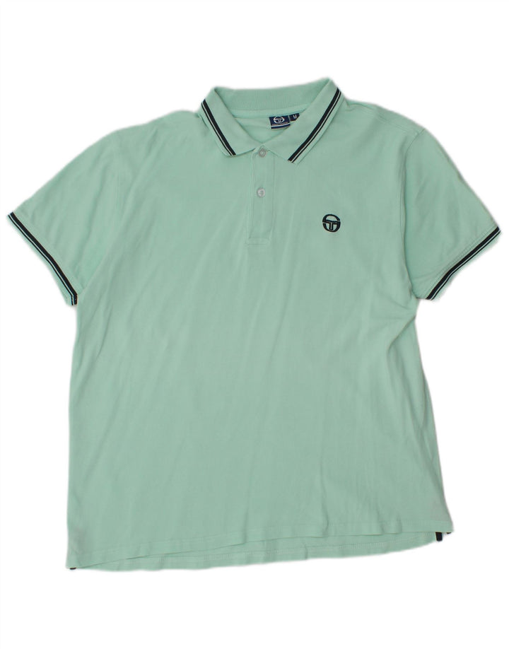 Sergio Tacchini Mens Polo Shirt Medium Green