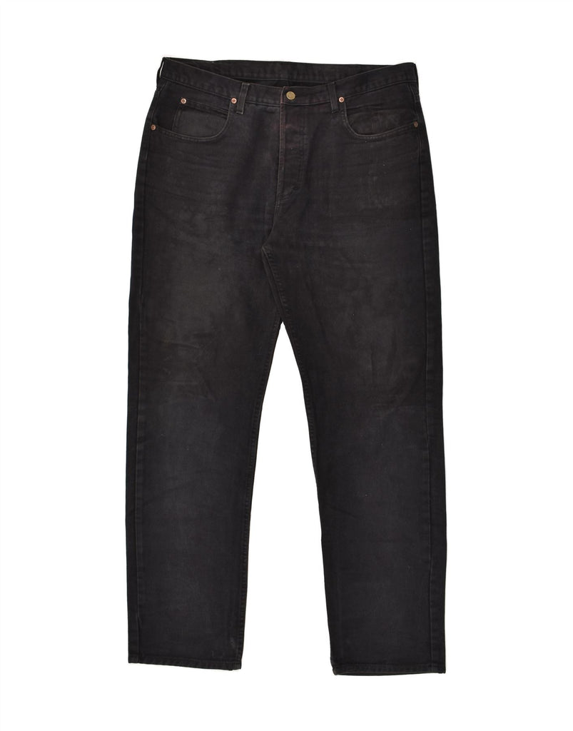 LEE Mens Straight Jeans W38 L34  Black Cotton Vintage Lee and Second-Hand Lee from Messina Hembry 