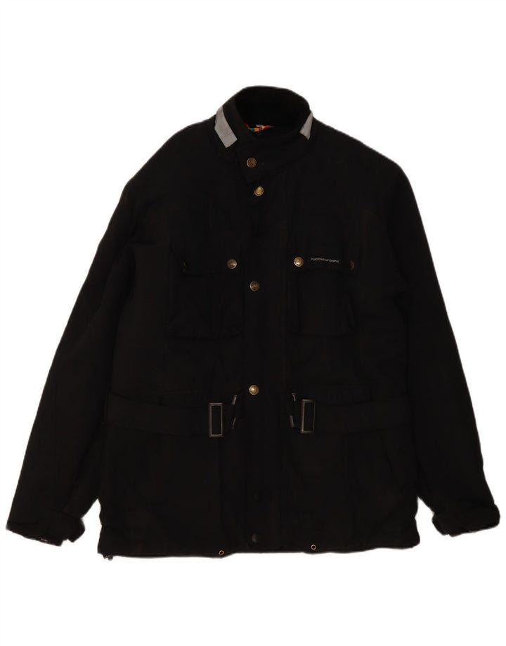 Tucano Urbano Mens Utility Jacket UK 42 XL Black Polyamide