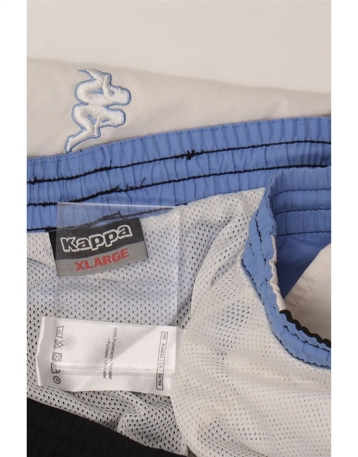 KAPPA Mens Sport Shorts XL Multicoloured Colourblock Polyester