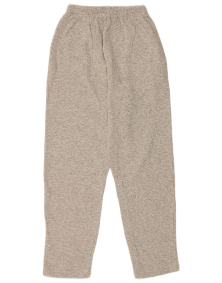 ASICS Womens Tracksuit Trousers UK 12 Medium  Grey Flecked Cotton