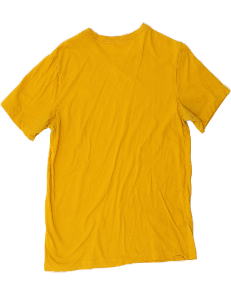 NIKE Womens T-Shirt Top UK 12 Medium Yellow Cotton Vintage Nike and Second-Hand Nike from Messina Hembry 