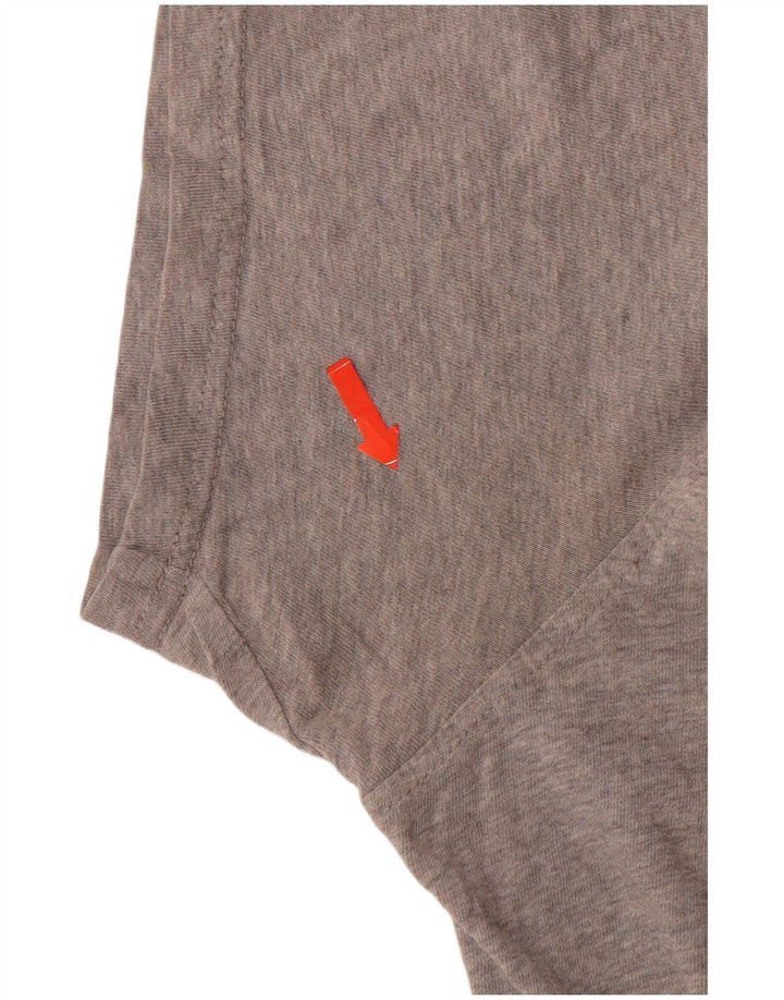 ADIDAS Mens Graphic T-Shirt Top Medium Grey Cotton