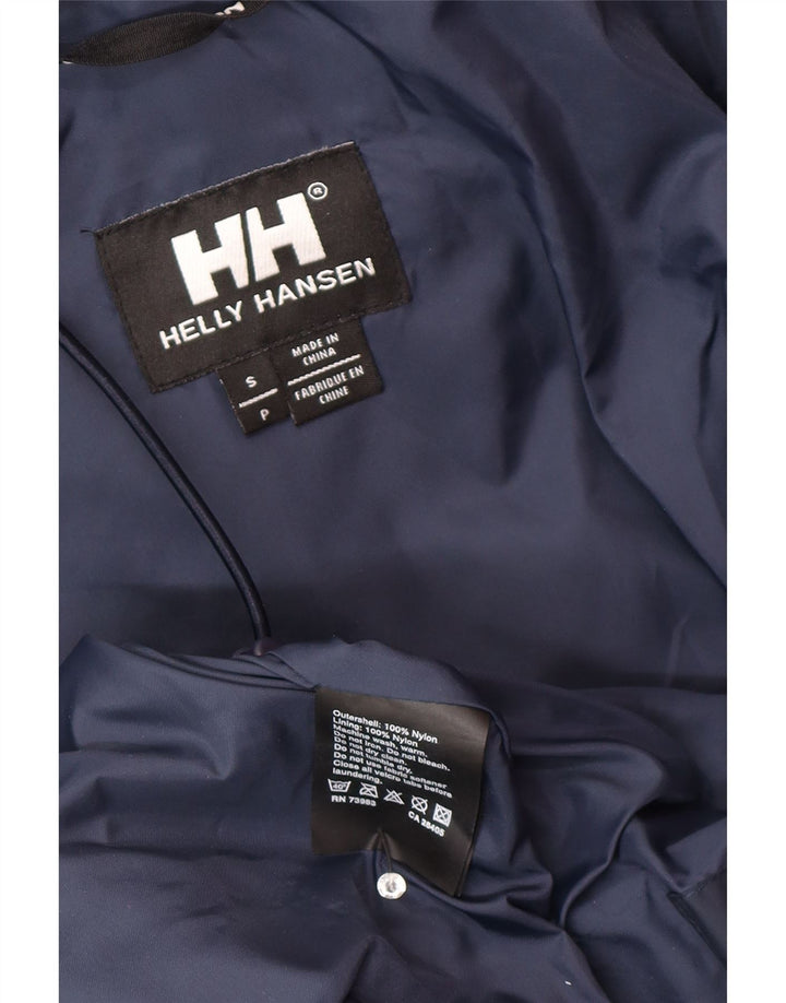 Helly Hansen Mens Hooded Windbreaker Jacket UK 36 Small Navy Blue