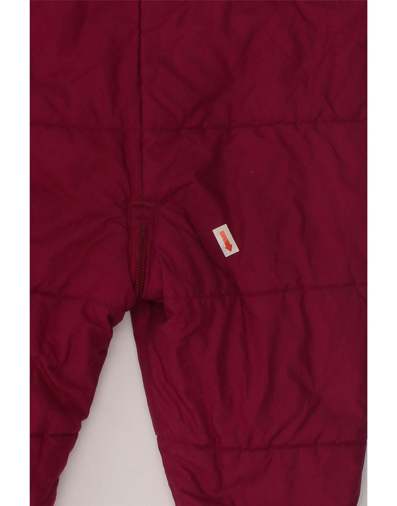 ADIDAS Baby Girls Padded Jumpsuit 3-6 Months Burgundy Polyester | Vintage Adidas | Thrift | Second-Hand Adidas | Used Clothing | Messina Hembry 