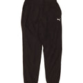 PUMA Mens Tracksuit Trousers Joggers Small  Black Polyester Vintage Puma and Second-Hand Puma from Messina Hembry 