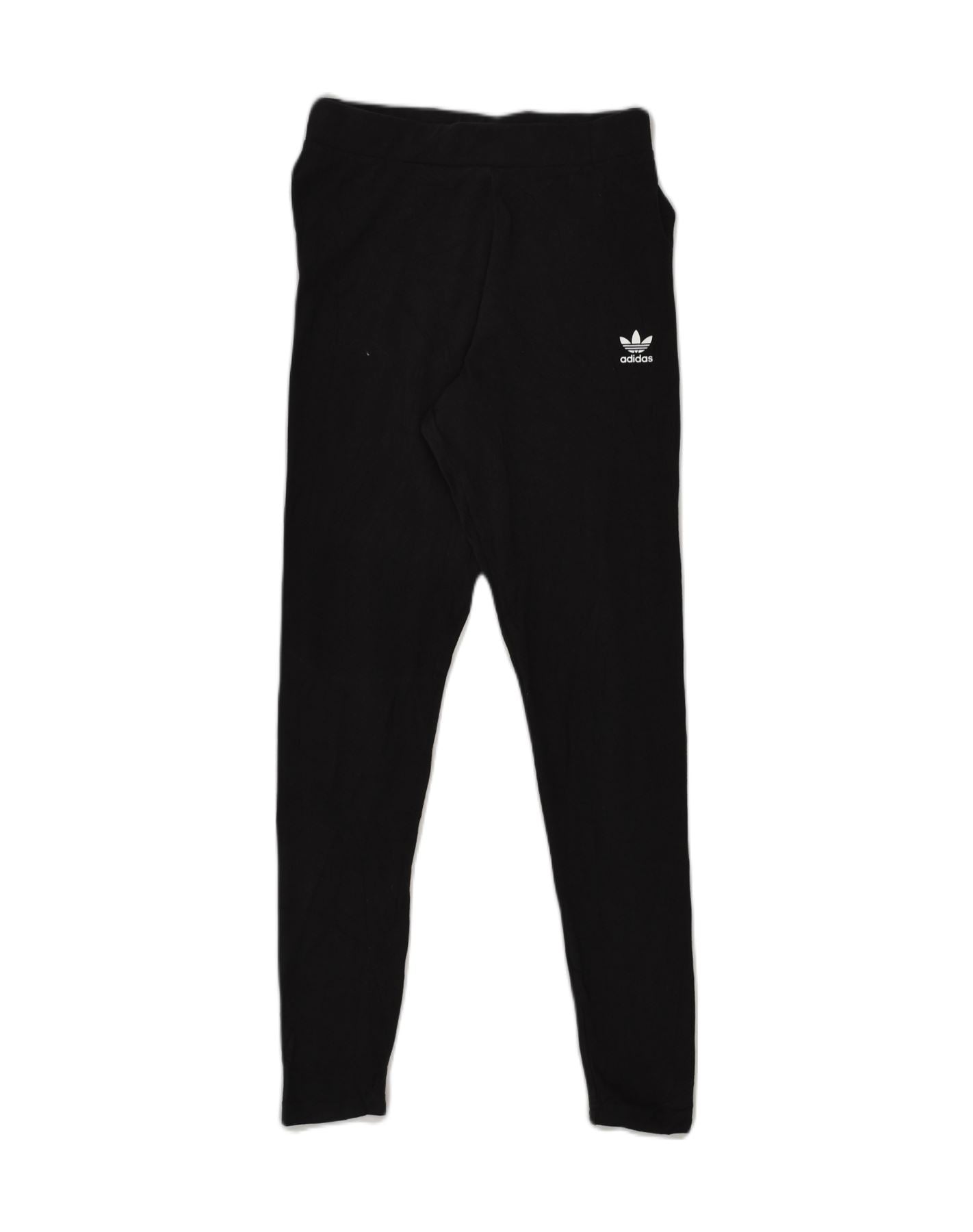ADIDAS Womens Leggings UK 8 Small Black Cotton, Vintage & Second-Hand  Clothing Online