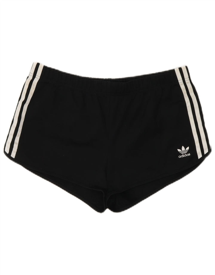 Adidas Womens Sport Shorts Large Black Polyester