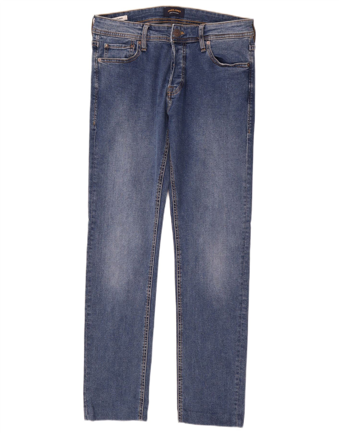 Jack & Jones Mens GLENN Slim Jeans W31 L30 Blue Cotton