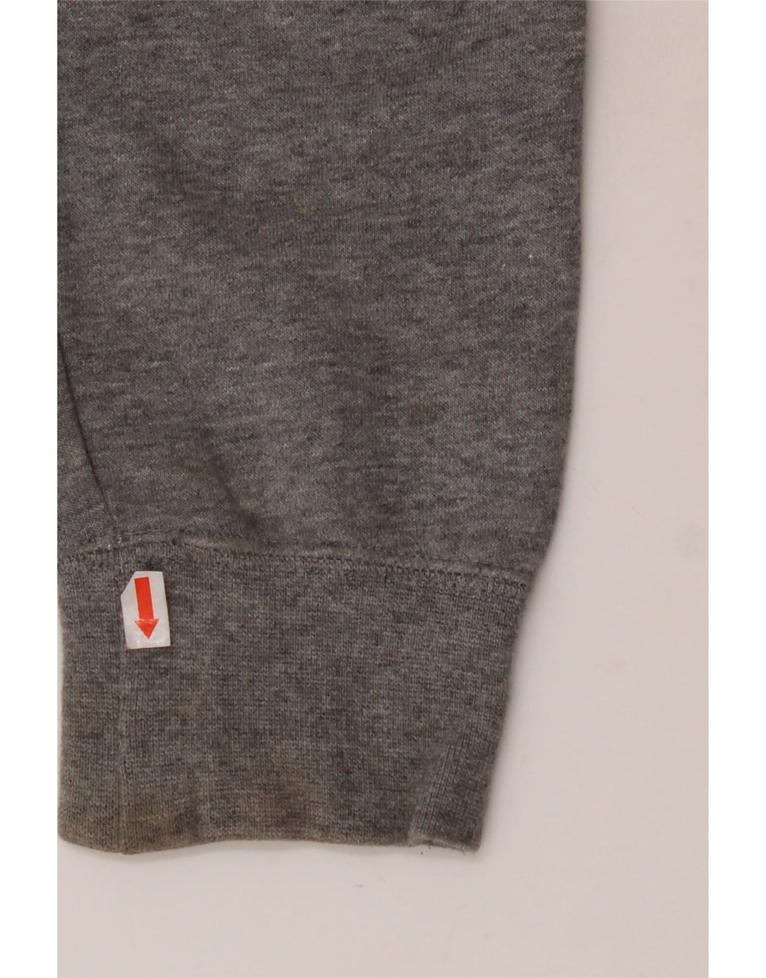 NIKE Boys Graphic Hoodie Jumper 12-13 Years Large Grey Colourblock