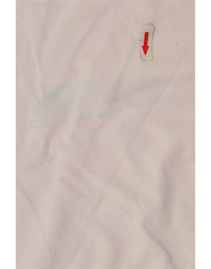 Nike Mens Graphic T-Shirt Top Small White Colourblock Cotton
