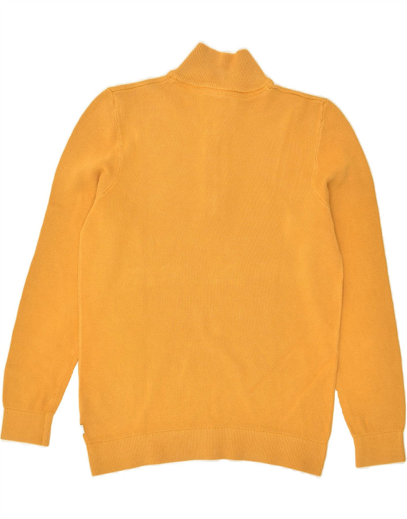 S.OLIVER Mens Slim Fit Zip Neck Jumper Sweater Large Yellow Cotton | Vintage S.Oliver | Thrift | Second-Hand S.Oliver | Used Clothing | Messina Hembry 