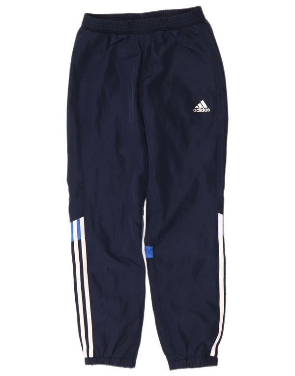 Adidas Boys Climalite Tracksuit Trousers Joggers 11-12 Years Navy Blue