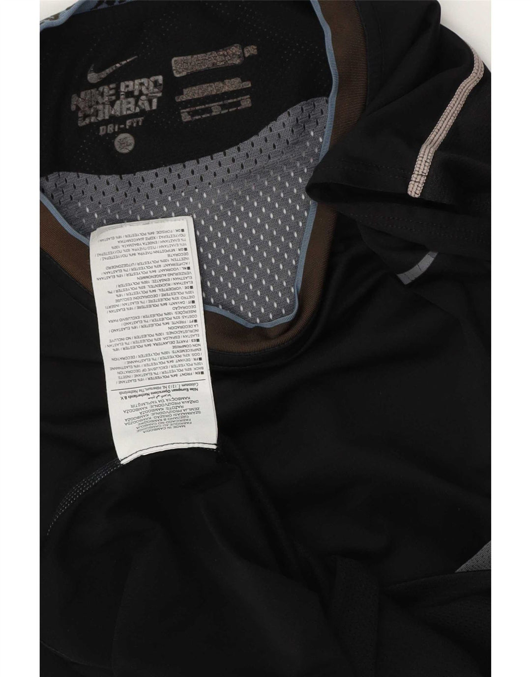Nike Mens Dri Fit Graphic Vest Top XL Black Colourblock Polyester