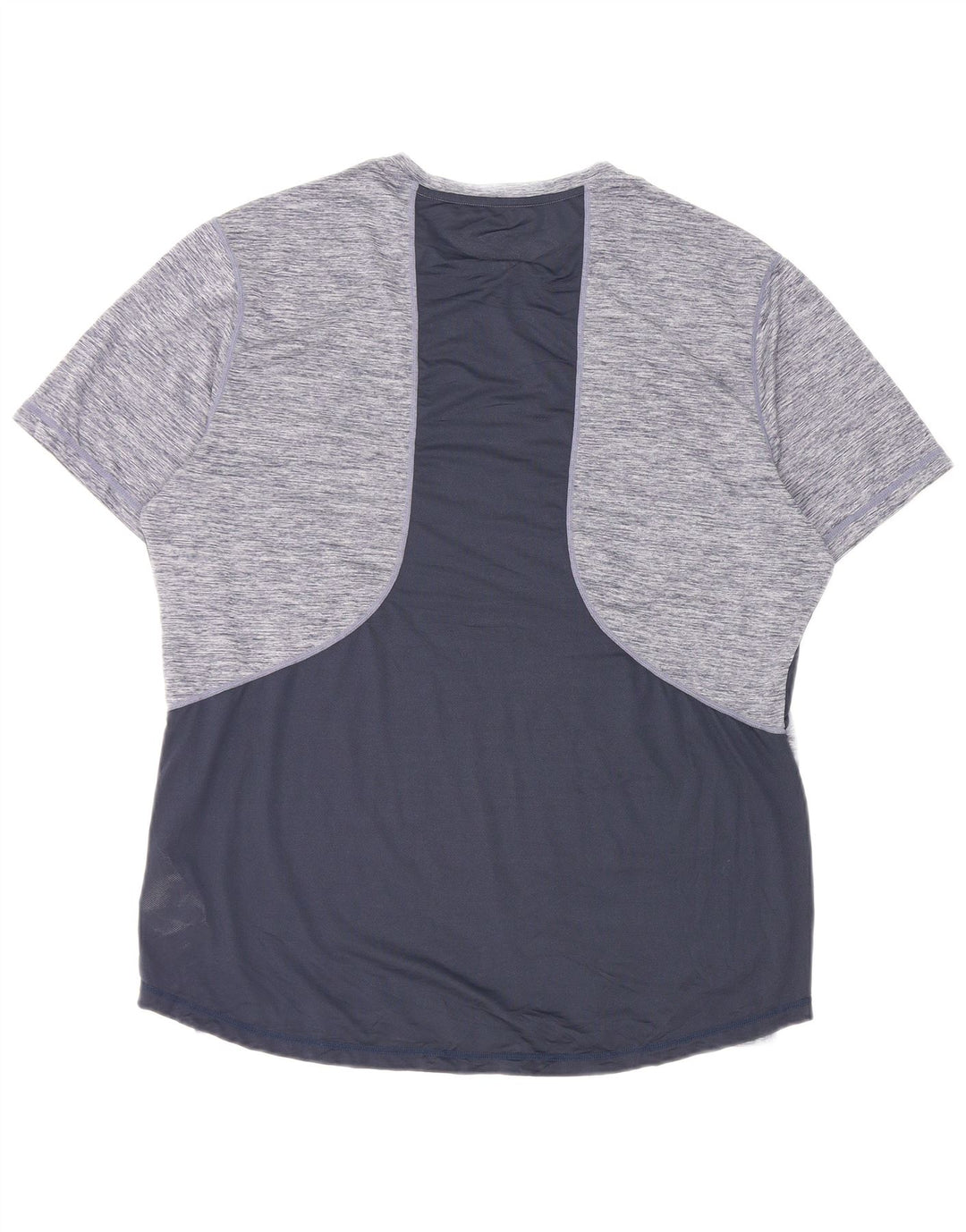 Umbro Mens T-Shirt Top XL Navy Blue Flecked Polyester