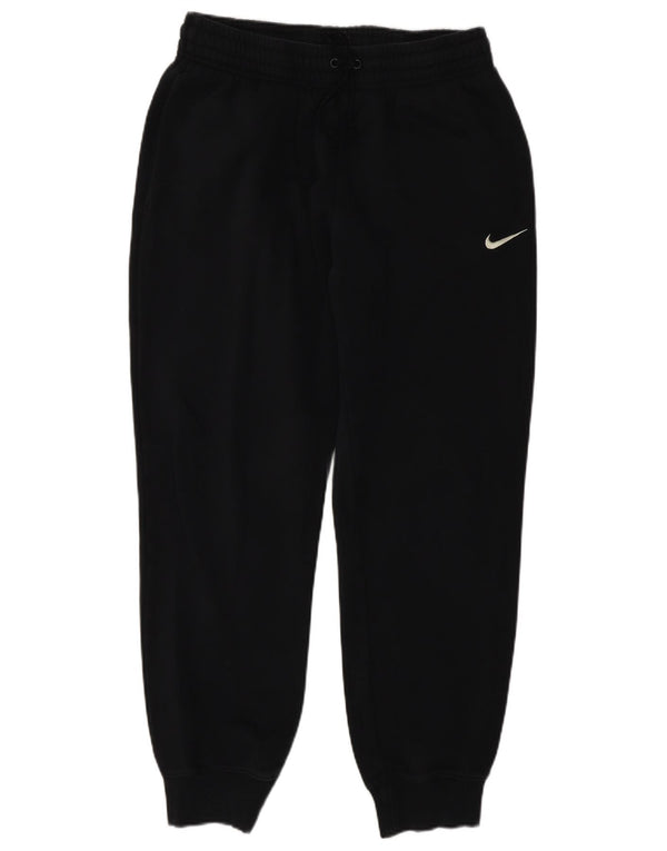 Nike Womens Tracksuit Trousers Joggers UK 14 Medium Black Cotton