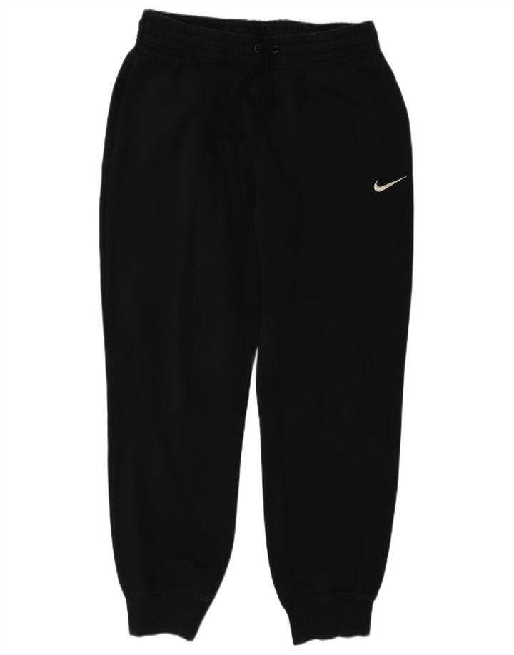 Nike Womens Tracksuit Trousers Joggers UK 14 Medium Black Cotton